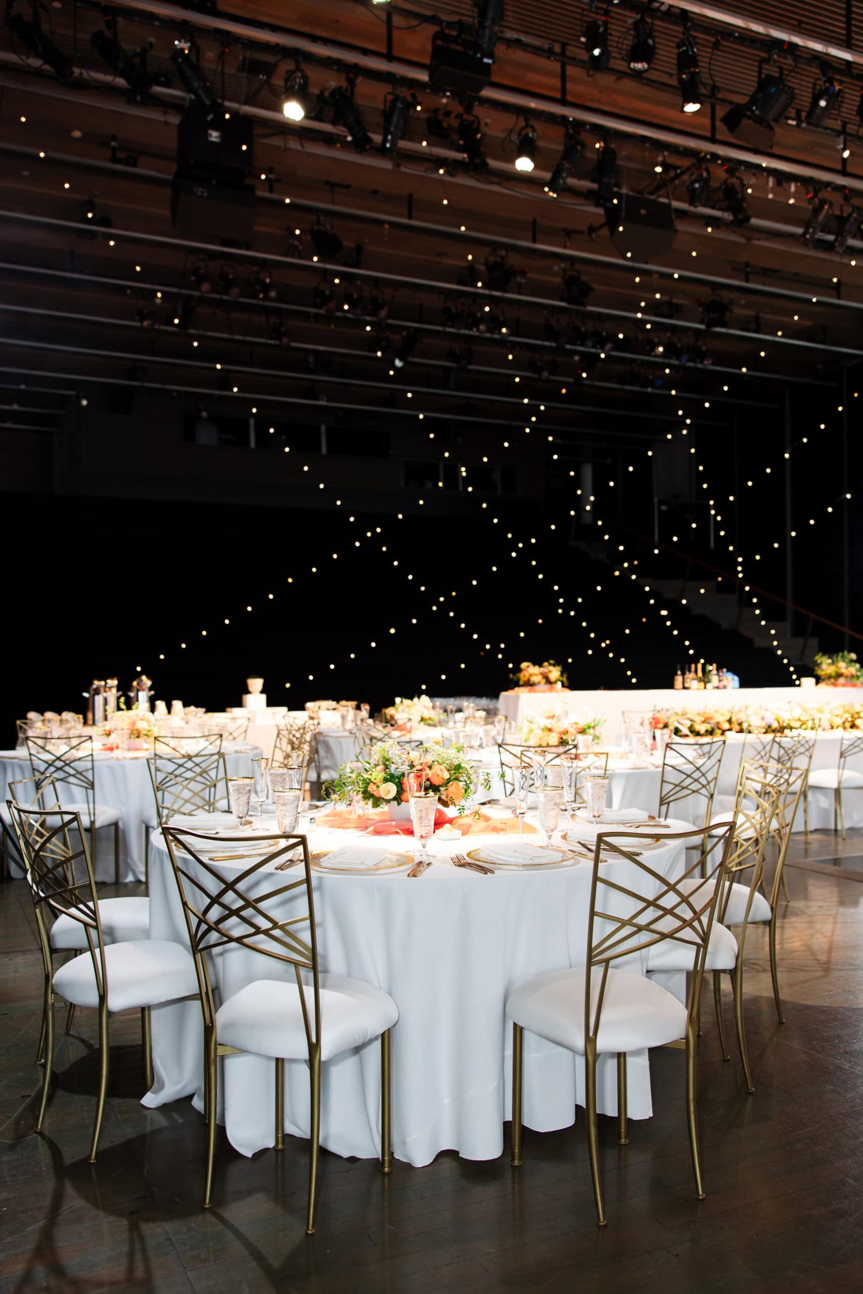 reception table during an ica boston wedding captured by meghan lynch